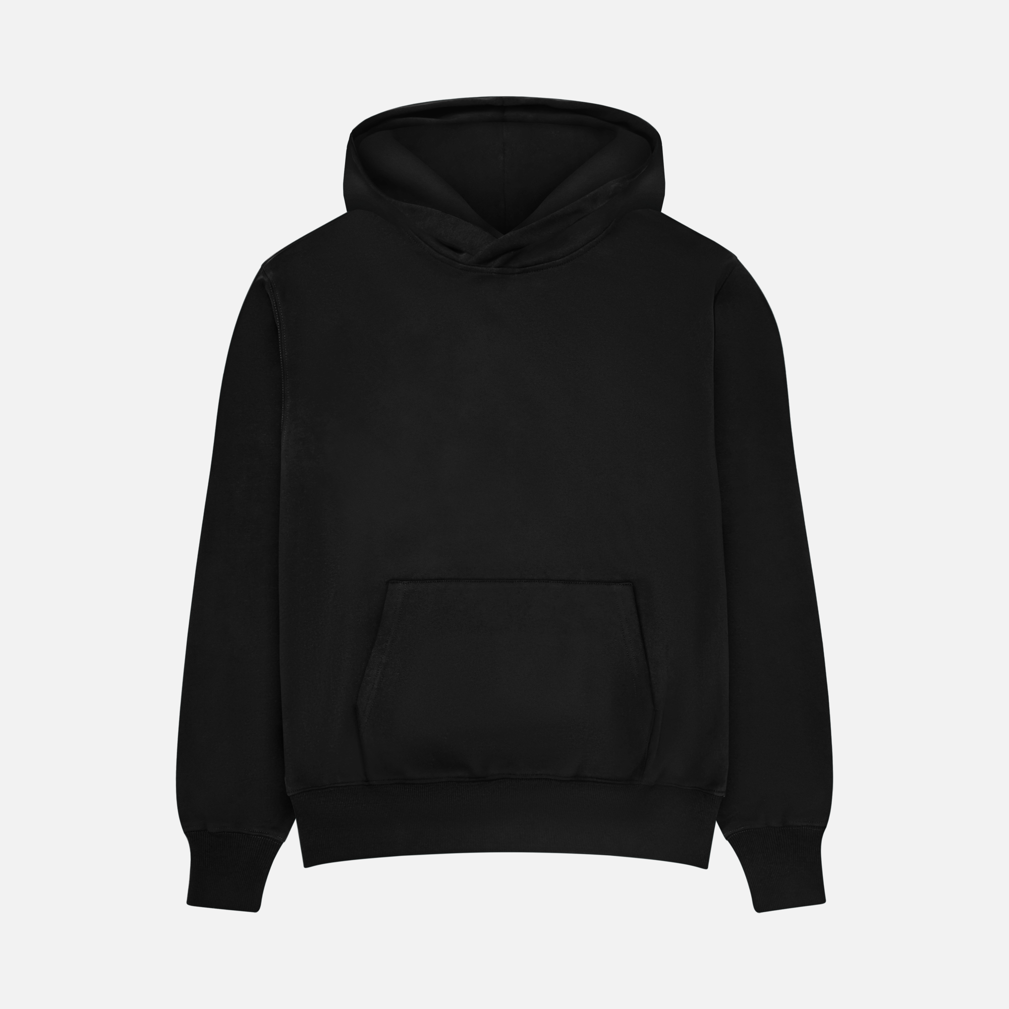 Slim fit black on sale hoodie