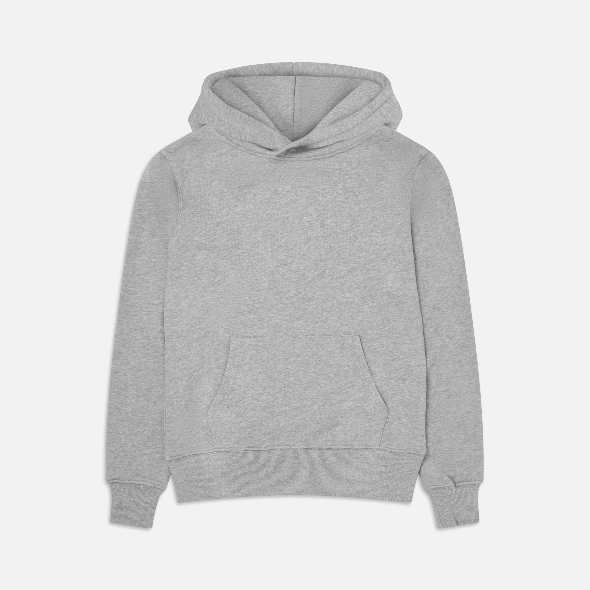 Blank Slim-Fit Hoodie - Marl Grey | Fradimé – Fradime