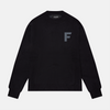 Black Knitted Sweatshirt