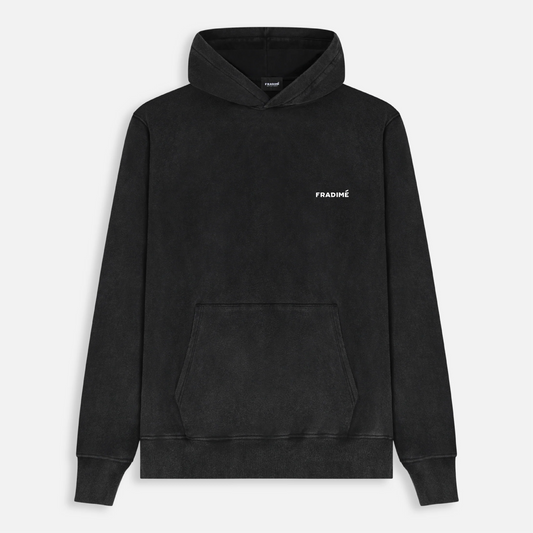 Small Trademark Logo Oversized Hoodie